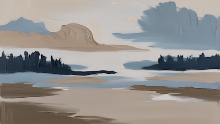 Clean Beach Lines - Geometric Coastline