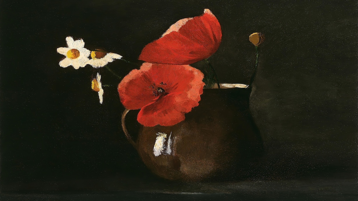 Poppies and Daisies - Impressionist Style Wall Art