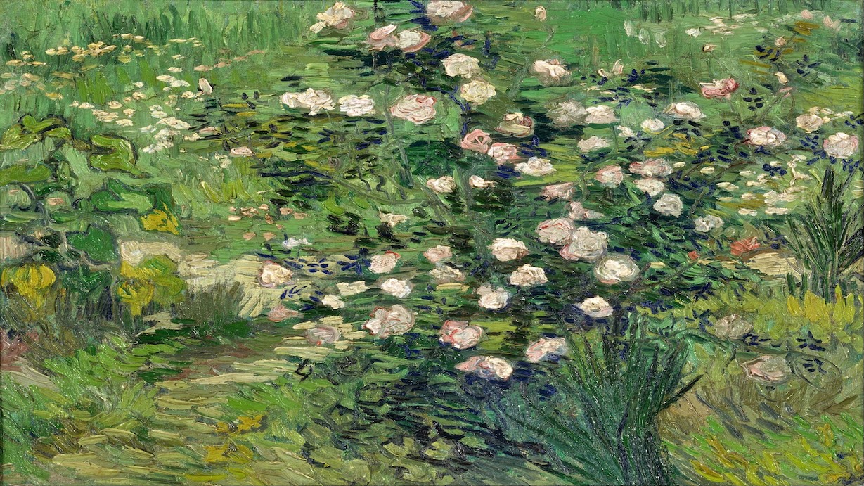 Vincent van Gogh Roses - Vincent van Gogh Wall Art