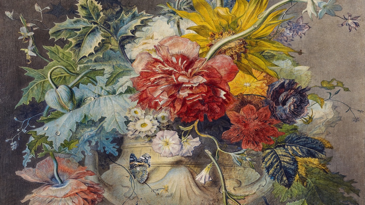 Still Life Vintage Flowers - Vintage Style Wall Art