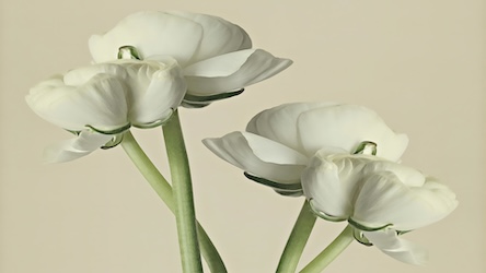 Buttercup Flowers - Botanical Study