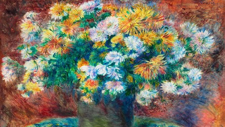 Flowers in Vase - Pierre-Auguste Renoir