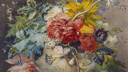 Still Life Vintage Flowers - Vintage Style