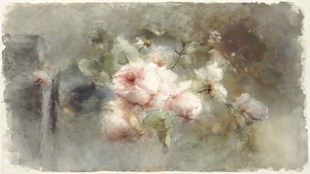 Vintage Roses Painting - Romantic Style