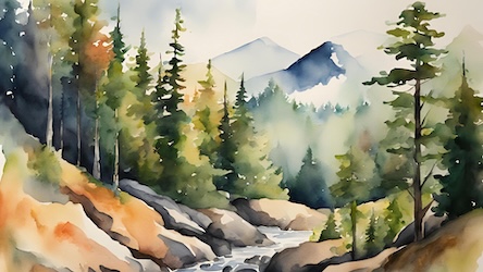 Forest Stream Crossing