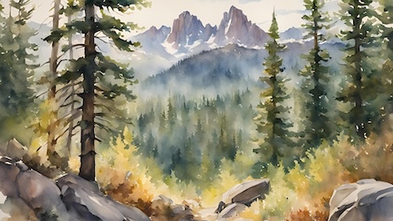 Alpine Forest Path