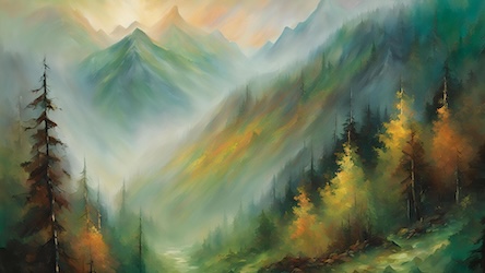 Mountain Forest Mist