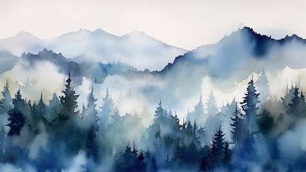 Misty Forest Depths
