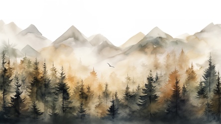 Misty Forest Cathedral