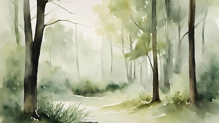 Peaceful Forest Glade