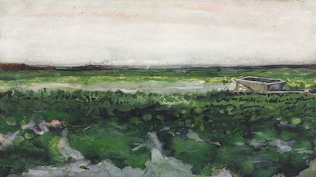 Landscape with Wheelbarrow
