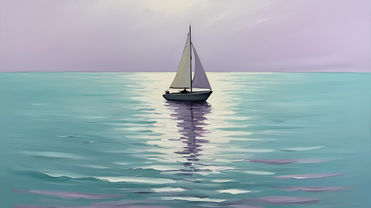 Calm Sea Horizon - Serenity Artist Minimalist Wall Art
