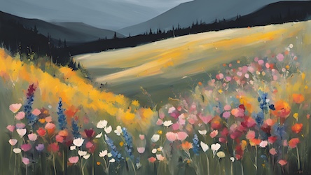 Wildflower Field Vista