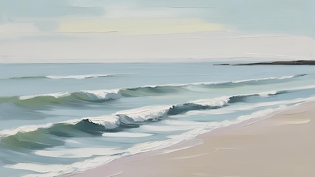Peaceful Shore Waves