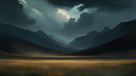 Stormy Mountain Vista