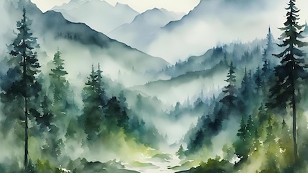 Misty Mountain Forest