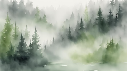 Forest Mist Mountain