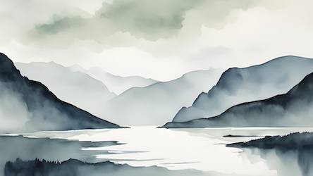 Misty Mountain Lake