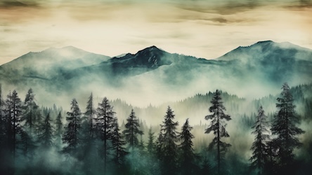 Morning Mist Mountains