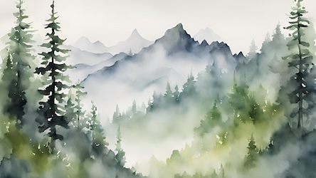 Mountain Stream Vista