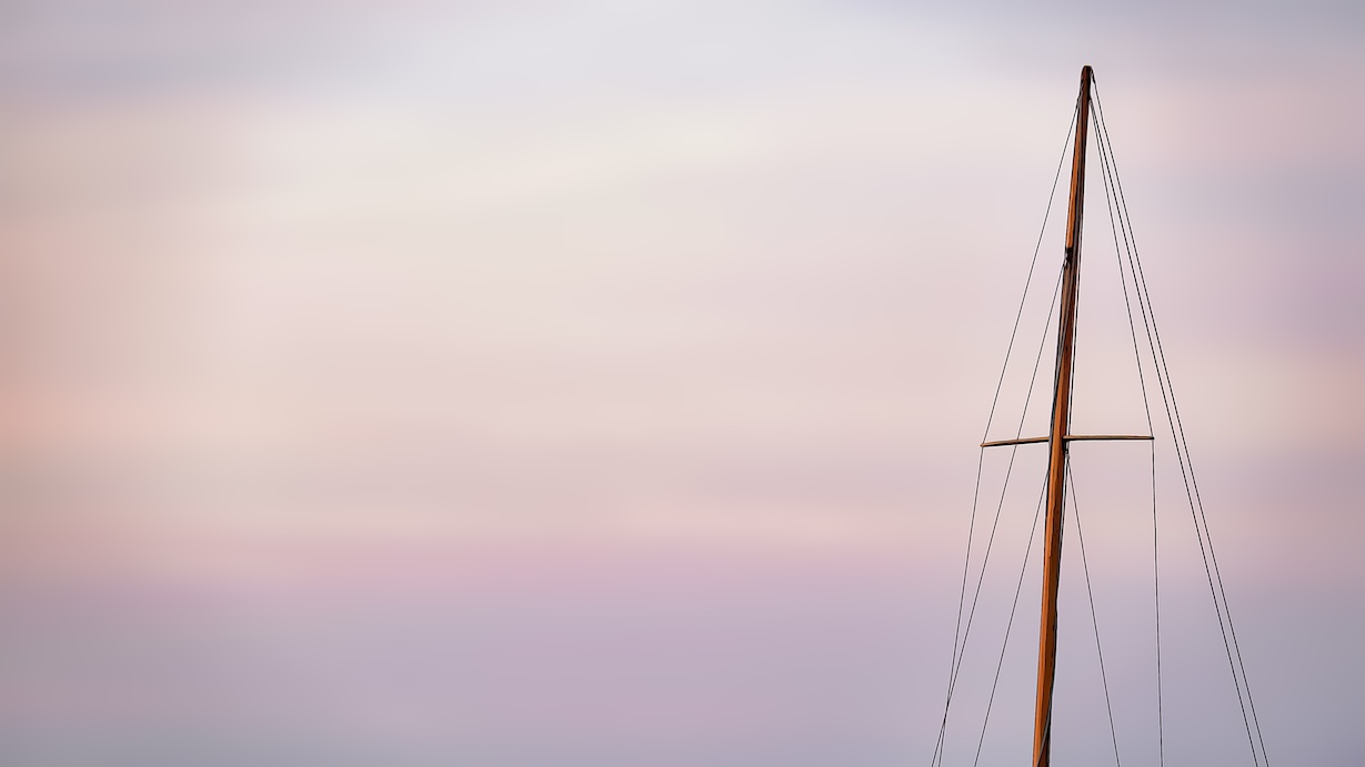 Boat Mast Print - Nautical Detail Nautical Maritime Art