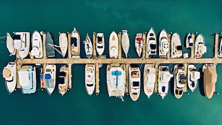 Boats in a Harbor