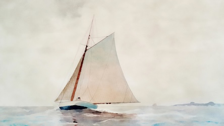 Boat at Sea Dawn