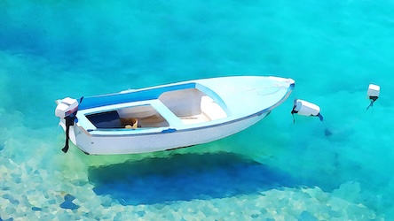 Floating Boat Tranquility