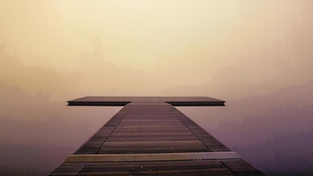 Peaceful Wooden Jetty