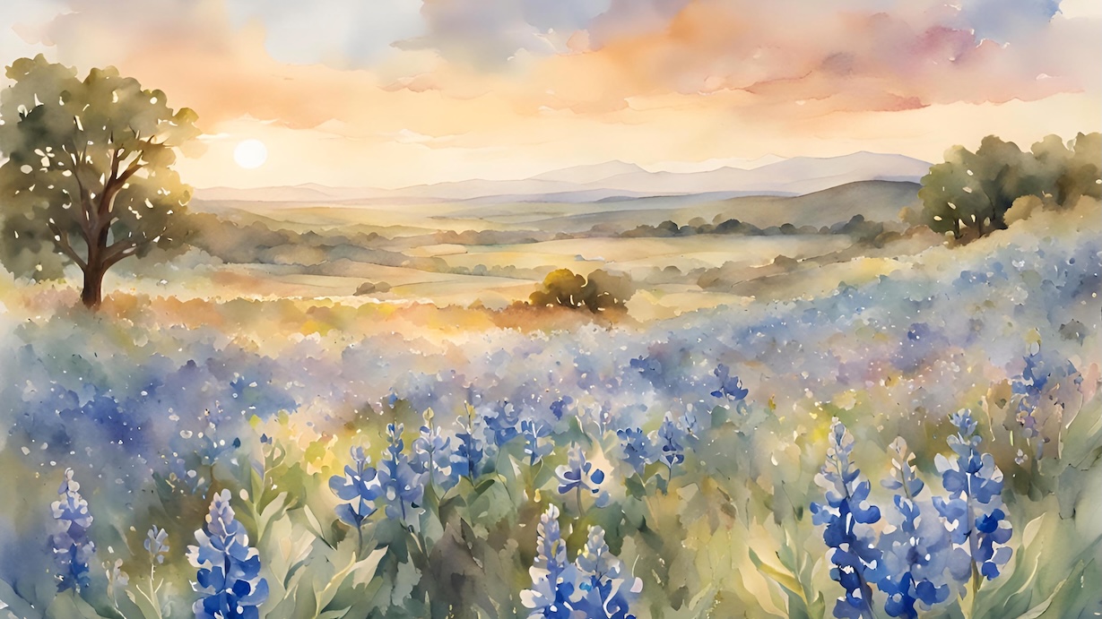 Desert Wildflower Bloom - Arid Land Spring Flowers Wall Art