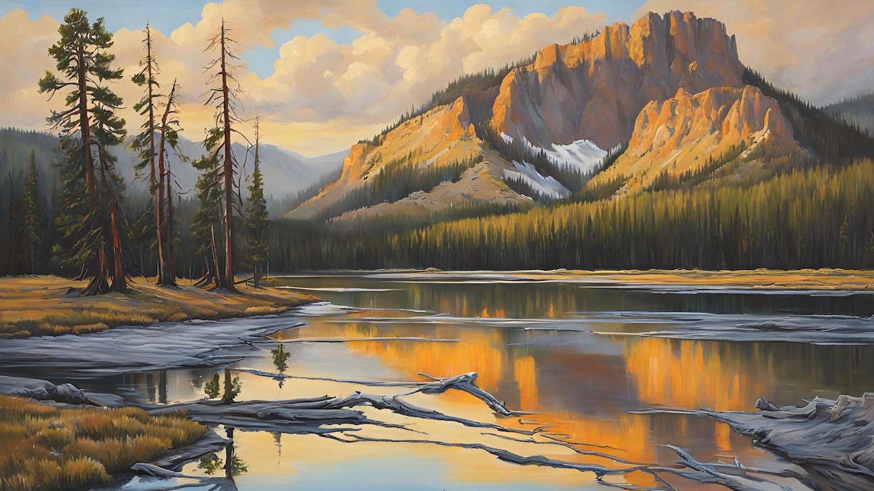 Peaceful Valley View - Yosemite National Park Wall Art
