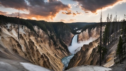 Sunrise Over Badlands - Badlands National Park