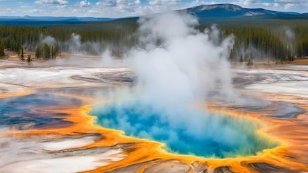 Thermal Springs Beauty - Yellowstone National Park