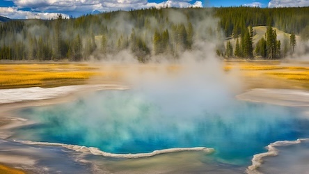 Pristine Lake Mirror - Yellowstone National Park