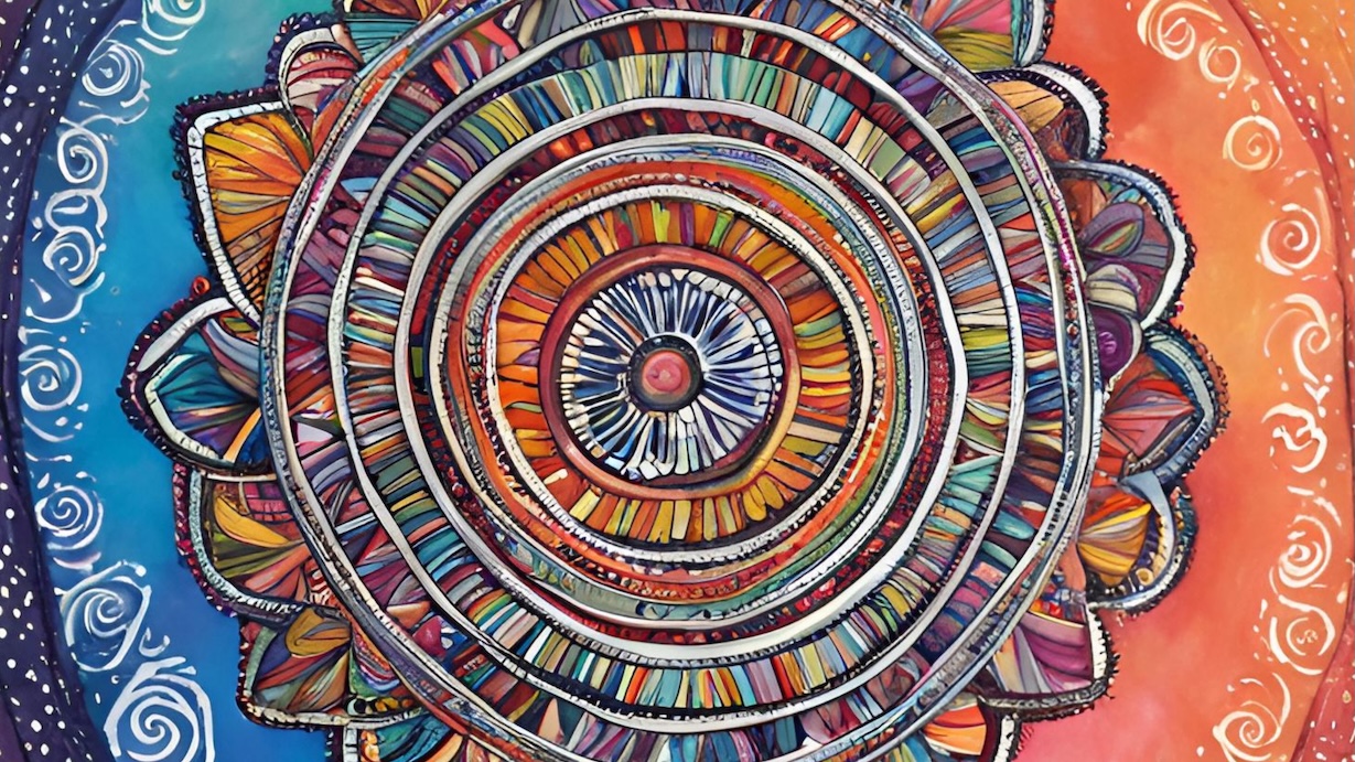 Cosmic Spiral Mandala