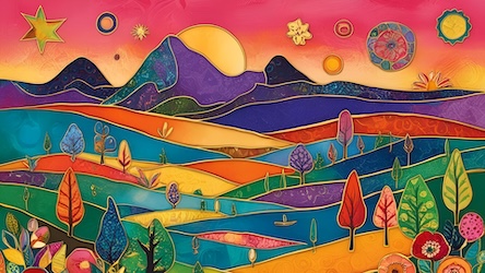 Desert Sunset Vista