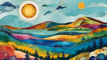 Layered Mountain Dreams