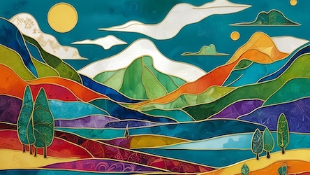 Flowing Valley Waters