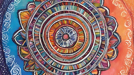 Cosmic Spiral Mandala