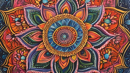 Intricate Flower Mandala