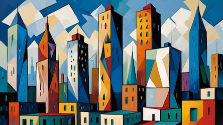 Queens Borough Abstract - NYC Abstract Art