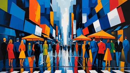 Williamsburg Energy - NYC Abstract Art