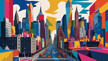 East Village Expression - NYC Abstract Art