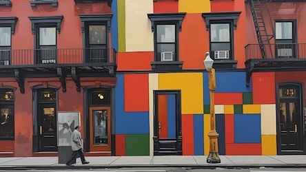 Midtown Rush - NYC Abstract Art