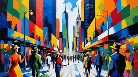 Chrysler Building Art Deco - NYC Abstract Art