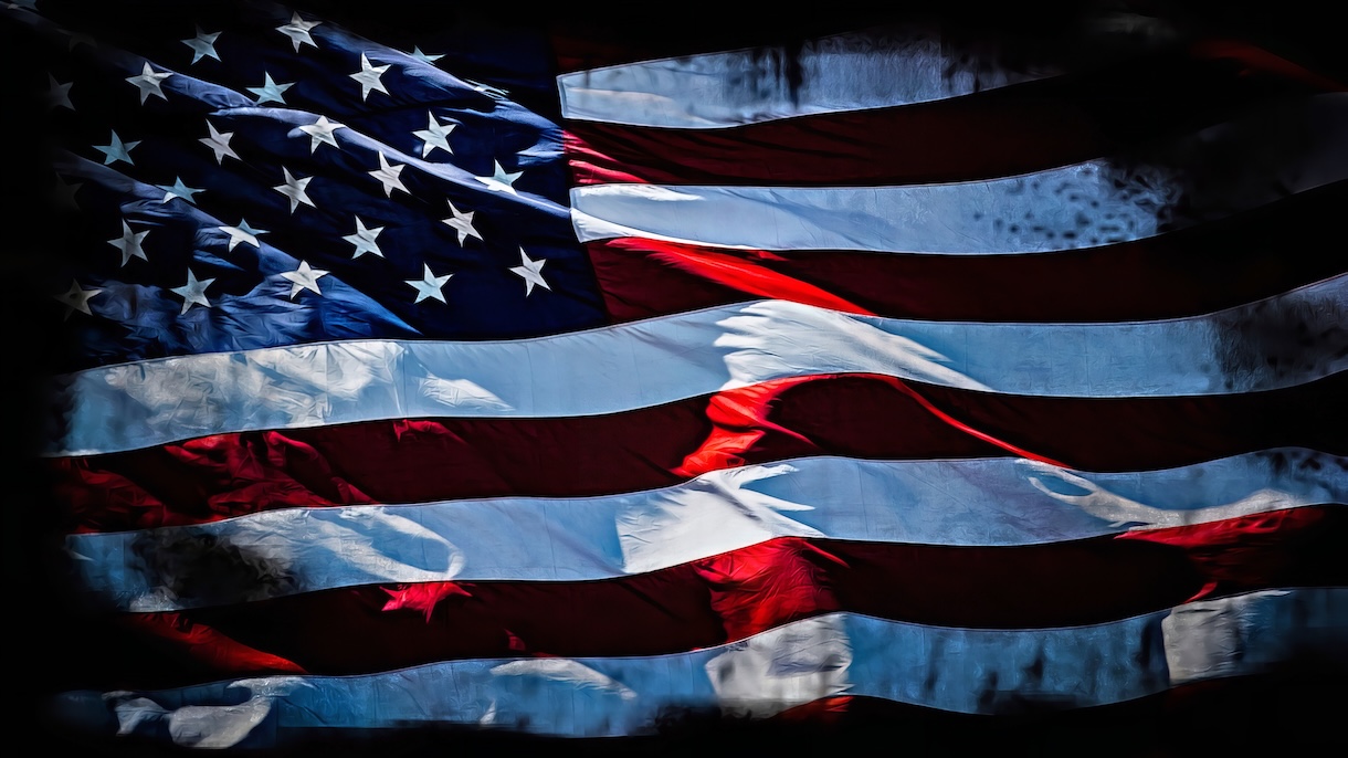 USA Flag - American Patriotic Art