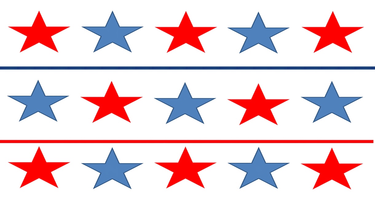 American Flag Stars - American Patriotic Art