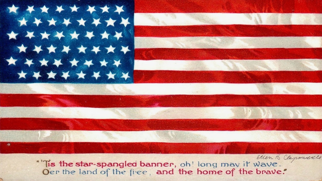 Vintage American Flag - American Patriotic Art