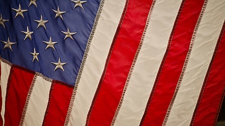 Flag of USA Closeup - American Patriotic Art