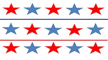 American Flag Stars - American Patriotic Art
